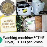 Coin-op Washing Machine เครื่องซักผ้าหยอดเหรียญ @ เรือนไทย ลาดพร้าว 15 (Ruan Thai Lat Phrao 15)