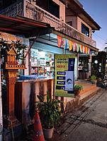 Laundry service (wash dry iron) and grocery store