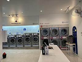 ซักผ้าหยอดเหรียญ แยกอุบลรักษ์ วอชเอนจอย ฟรีน้ำยา