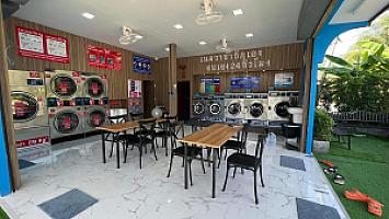 บริการเครื่องซักอบหยอดเหรียญ (เนมวาชา ซักเองอบเอง 24ชม Namwacha 24hrs. Self Wash & Dry)