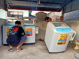 เครื่องซักผ้าหยอดเหรียญกาฬสินธุ์ bonus wash coin.